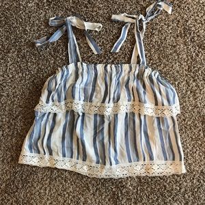 NWT Lost & Wander Tie Strap Tank Top